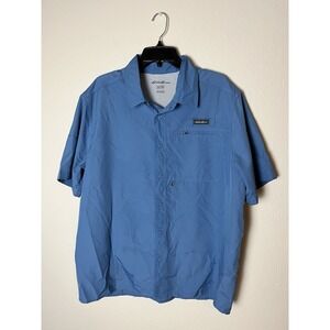 Eddie Bauer‎ Men's XL Vented Lightweight Fishing/Outdoors Shirt Sport Mesh